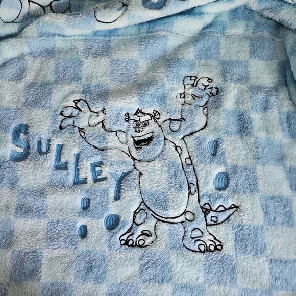 Disney Pixar Spirit Jersey Fuzzy Blue Checkered - size XXL - NWT - Picture 5 of 13